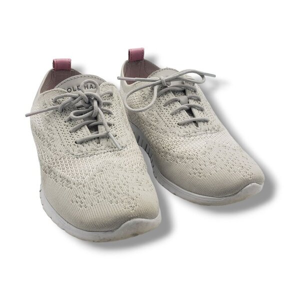 Cole Haan ZERØGRAND Stitchlite Wingtip Oxford Sneaker Womens 7.5 White - Picture 2 of 9